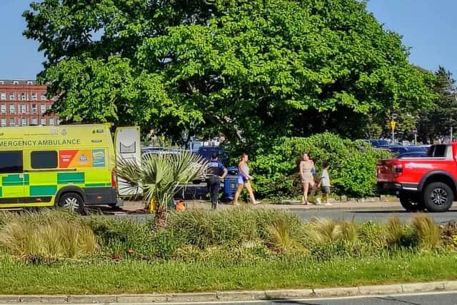 Emergency services responded to a serious medical incident in Southsea over the bank holiday weekend.
