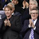 Pompey director Eric Eiser, left, and chief executive Andy Cullen.