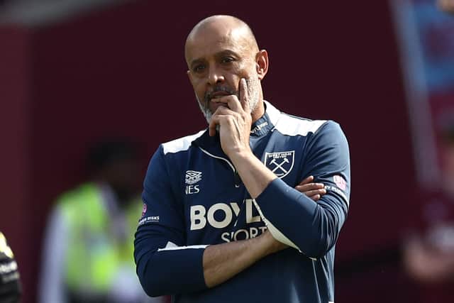 West Ham head coach Nuno Espirito Santo