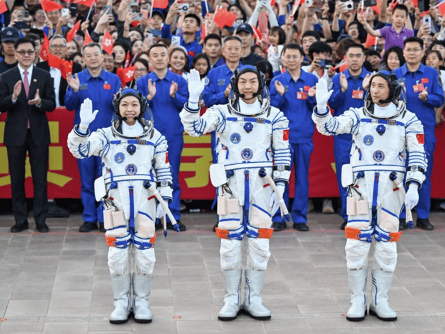 Dr Lai Ka-ying (left) made history by becoming the first Hong Kong astronaut to blast off into space aboard the Shenzhou-23 manned spaceship.