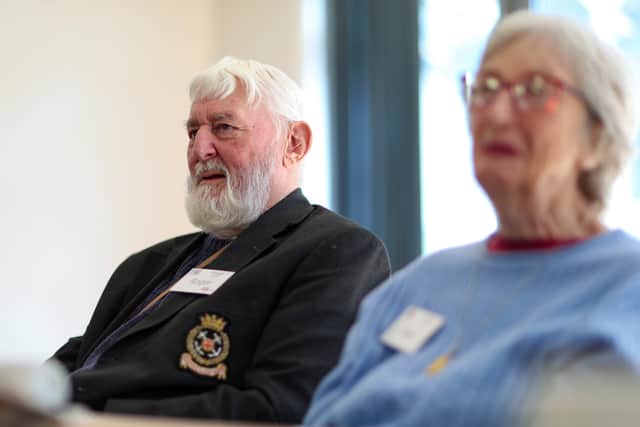 Retired Chief Petty Officer Roger Pike and his partner Jean.