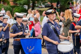 The Portchester Volunteer Marching Band has formed from the ashes of TS Tenacity after it was shut down. Pictured: TS Tenacity marching band leading a street parade in Paulsgrove.