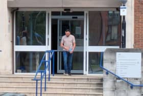 Jamie Jervis, 30 from Elm Grove in Southsea, outside Portsmouth Magistrates' Court.