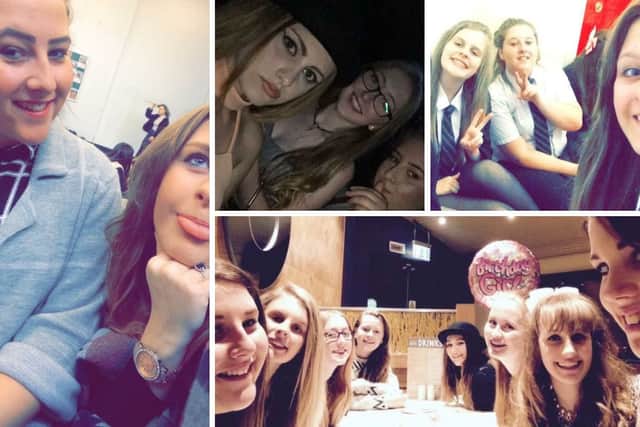 Meg Peters and Georgia Jones were best friends during their time a secondary school, as well as being part of a larger friend group.
