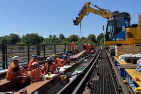 Train services resume to Portsmouth Harbour after vital upgrades carried on the Portsmouth Direct Line. 