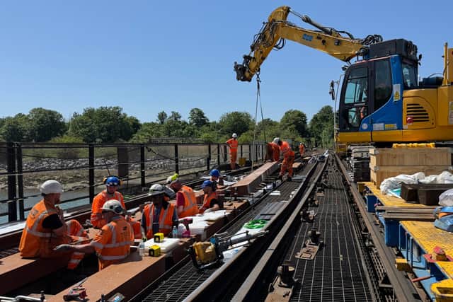 Train services resume to Portsmouth Harbour after vital upgrades carried on the Portsmouth Direct Line.