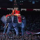 Take That perform live during the "The Circus Live" stadium tour at St Mary's Stadium on May 29, 2026 in Southampton, England. (Photo by Gareth Cattermole/Getty Images for Take That)