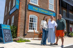 A new cafe - The Corner Cafe - has opened in Welborne. 

Pictured: Cafe owners from the left Lisabel Thistlethwayte,Karen Guibeleguiet, John Beresford 

Picture: Marcin Jedrysiak