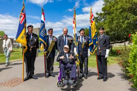 A D-Day remembrance service has taken place at St Mary's Parish Church, in Portchester. 

Pictured: 101-year-old Robin Lockley-Boodle 

Picture:Marcin Jedrysiak