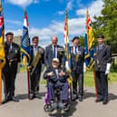 A D-Day remembrance service has taken place at St Mary's Parish Church, in Portchester. 

Pictured: 101-year-old Robin Lockley-Boodle 

Picture:Marcin Jedrysiak