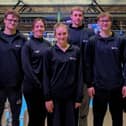 The Portsmouth Northsea swimmers who competed in the International Challenge de Genève, Geneva, in January