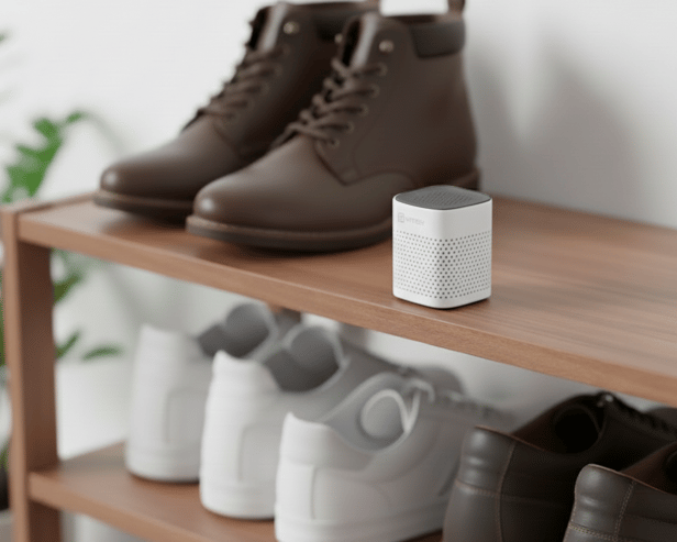The Vitesy Deo is designed to eliminate unpleasant smells without sprays, refills or power cables