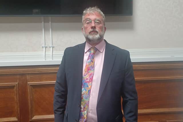 Jonathan Bacon, the leader of the Isle of Wight Council
