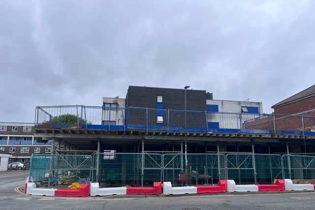 Work is moving at pace at 62 Middle Street, Portsmouth, as PV Developments Limited create a five storey student block.