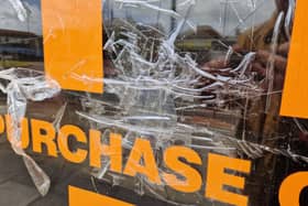 Pizzalicious in Northern Road, Cosham, was damaged by Jasmine Tisdall - after she flashed the store.