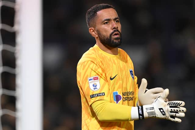 Jordan Archer was not registered by Pompey for the entirety of the 2025-26 season. Picture: Mike Hewitt/Getty Images