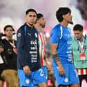 Pompey's Gustavo Caballero last night as Paraguay faced Nicaragua. Pic: Getty