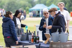  Pictured:  Many people has attended to South downs festival to try some food from the local farmers. Picture:Marcin Jedrysiak