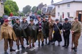 Dad's Army tribute group. Southwick Revival in the rain
Picture: Chris Moorhouse (060626-49)
