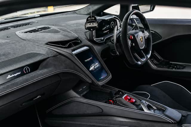 There are around £150,000 worth of options fitted to the competition car