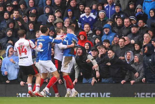 Portsmouth vs Southampton was a heated affair at Fratton Park earlier this year.