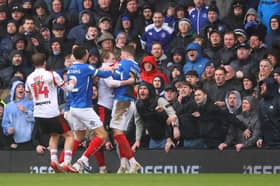 Portsmouth vs Southampton was a heated affair at Fratton Park earlier this year.