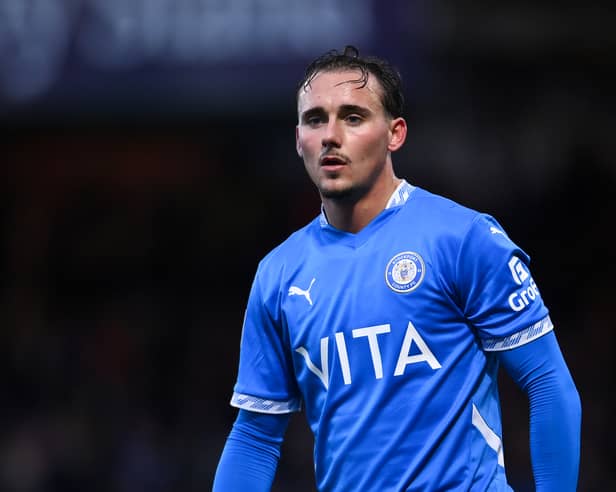 Stockport winger Jack Diamond