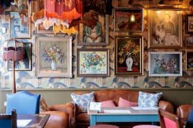 A similarly decorated lounge to how Amparo Lounge will look when it opens on Wednesday, June 12. 
Picture is of Sarto Lounge in Sidcup.