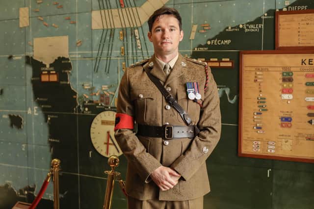 Pictured: Captain Dan Shapland, who has served in the Royal Military Police for five and a half years.
