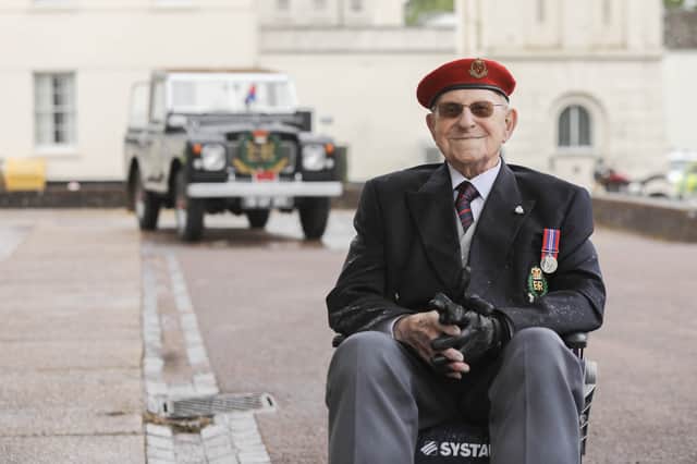 Pictured: Lance Corporal Ronald Short, aged 101, served in the Royal Military Police between 1944 and 1947.