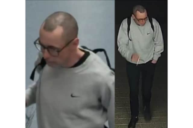 Police want to speak to this man after £150 worth of perfume was stolen from B&M in Hedge End.