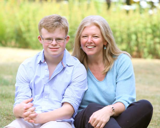 Rachael Ross with her son Max.