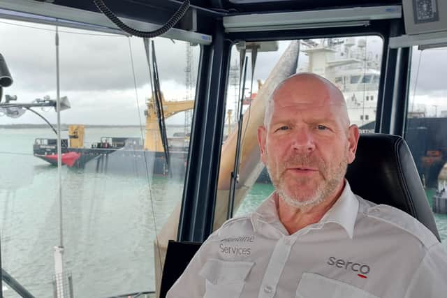 Stuart Laidler, Operations Manager for Serco Maritime Services at HMNB Portsmouth, has been made an MBE for his services to the Royal Navy.