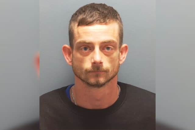 Denis Read, 28 from Sarisbury Green, was jailed for his involvement in disorder during the Henry Nowak protests in Southampton.