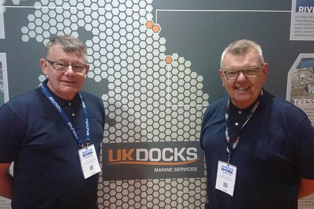 From L: UK Docks operations director Stephen Lee, and director Charlie Barley.