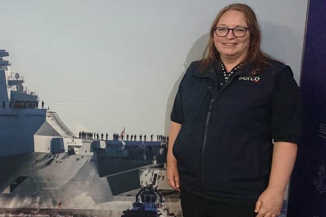 Rachel Wing, Serco Maritime's engagement and social values manager.