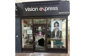 Vision Express in Gosport High Street was broken into overnight from May 31 to June 1