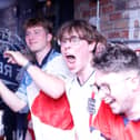 England fans celebrate
