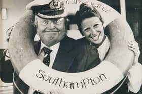 Sue and Harry Secombe QE2 1979