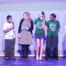 Young children give their thoughts on climate change with panel host Cllr Suzy Horton during the Ticking Clock event at the Kings Theatre