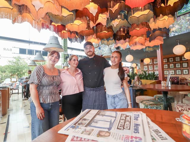 Ellie Hankey, General manager - Donna Mudkins, Head Chef - Liam Scott and Rian West