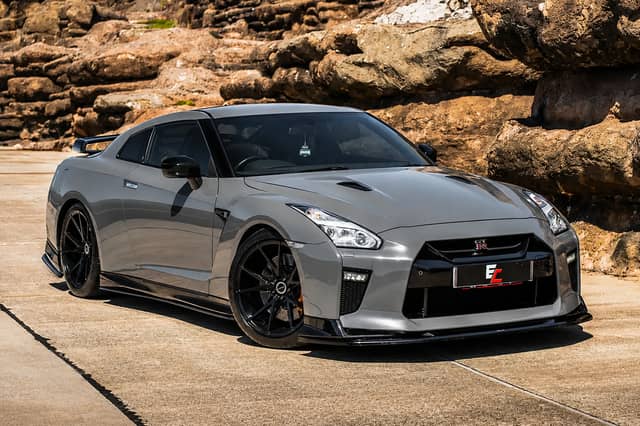 The modified Nissan GT-R R35 features 670bhp, a Stage 4.25 performance upgrade and £10,000 cash for the eventual winner