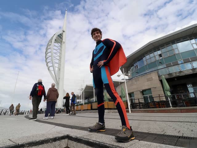 Joel Mawhinney at Gunwharf Quays, Portsmouth  Habibur Rahman
