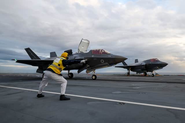 F-35Bs from 809 Naval Air Squadron at RAF Marham have embarked onboard Fleet Flagship, HMS Prince of Wales.