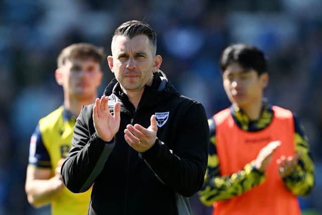 Matt Bloomfield was sacked at the weekend after being unable to save Oxford United from relegation last season.