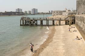 Southsea has been glistening in the sunshine this week.