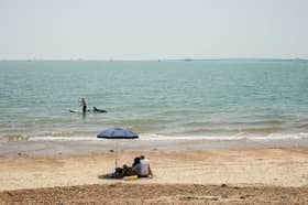 Southsea beach on Monday, June 22.