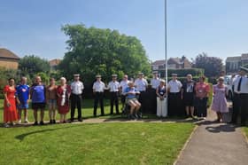 Veterans Dementia Support UK celebrated the start of Armed Forces Week on Monday at the Lee-on-Solent Memory Café with a flag raising ceremony. 