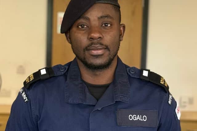 AB Ogalo is now living in Portsmouth after moving from Kenya.