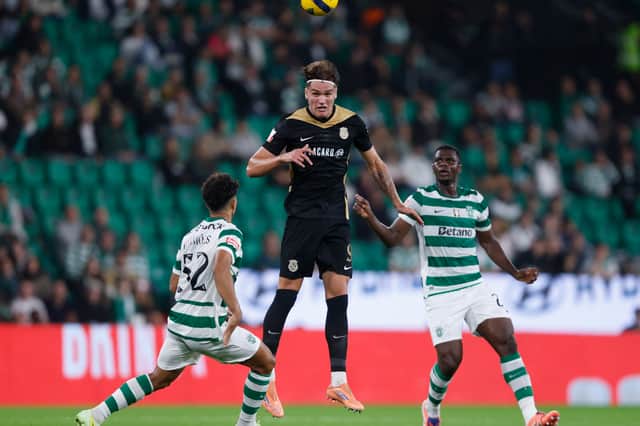 Pompe target Marko Milovanovic in action. Pic: Getty